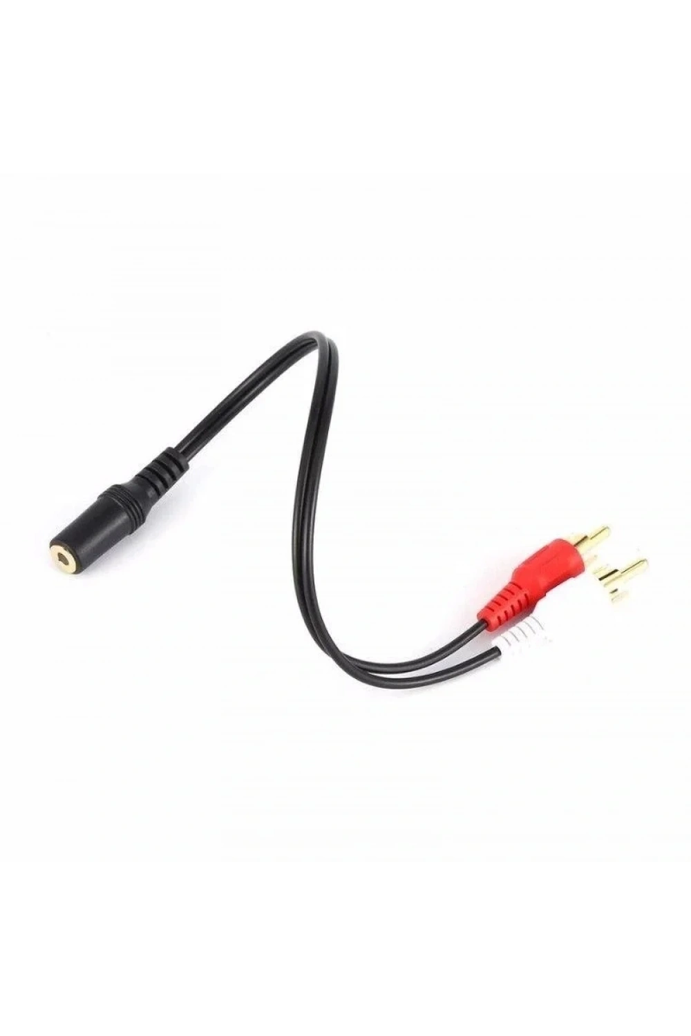 3.5mm Stereo Dişi 2 x RCA Erkek (M) Ses Kablosu