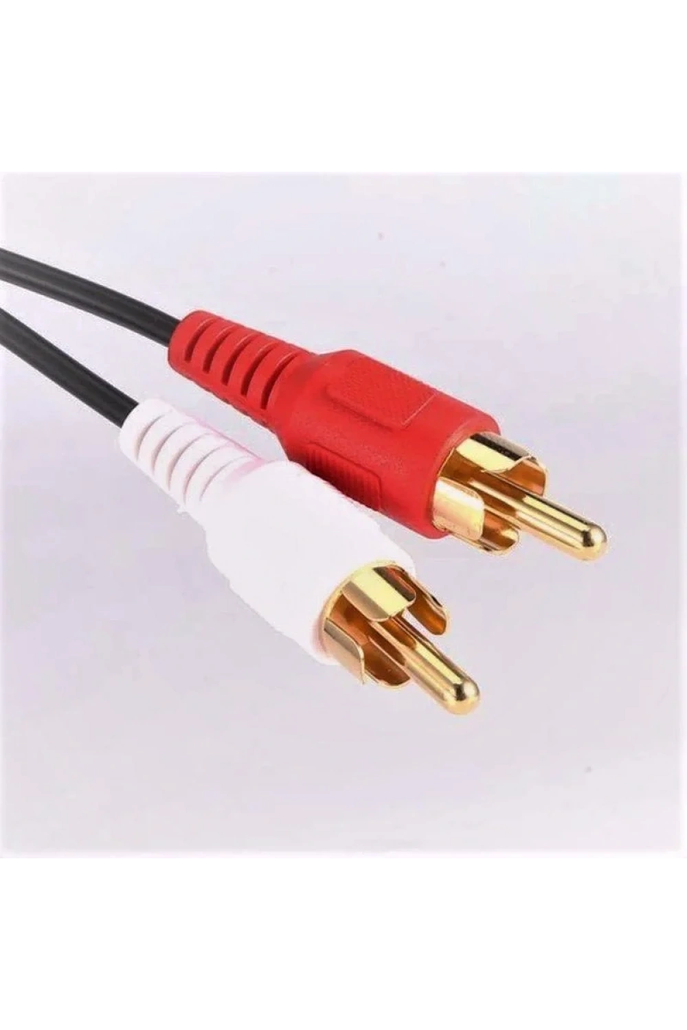 3.5mm Stereo Dişi 2 x RCA Erkek (M) Ses Kablosu