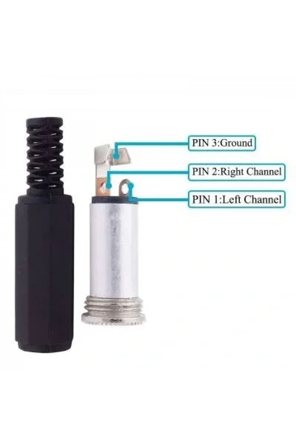 3.5mm Stereo Jak - Dişi