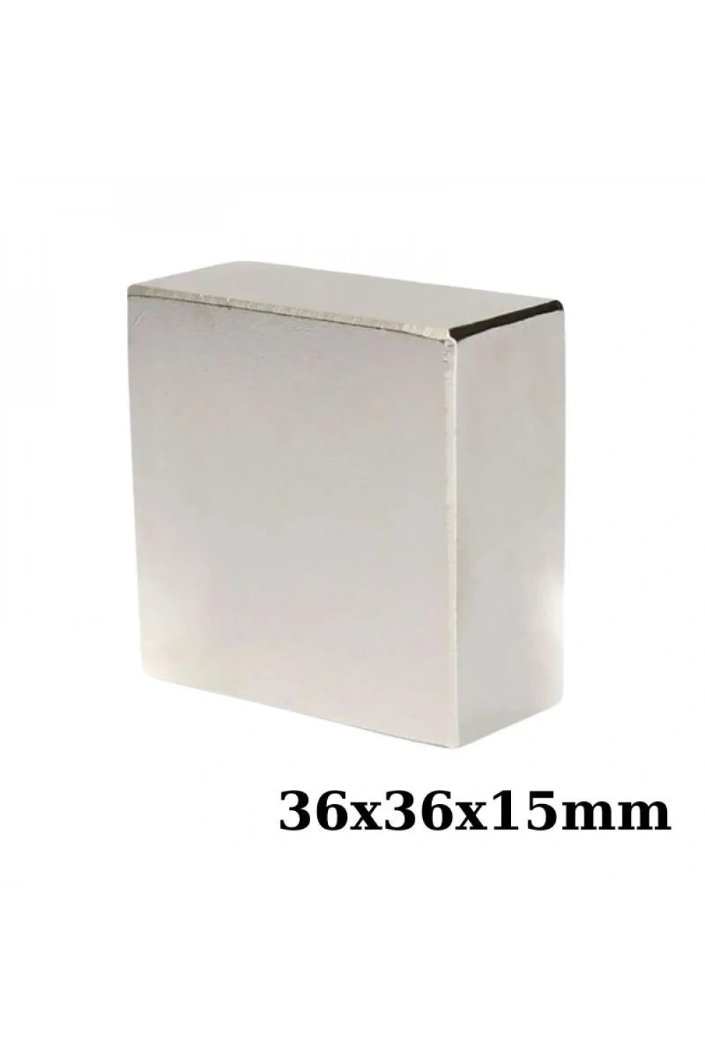 36x36x15mm Neodyum Güçlü Mıknatıs - Neodim Magnet