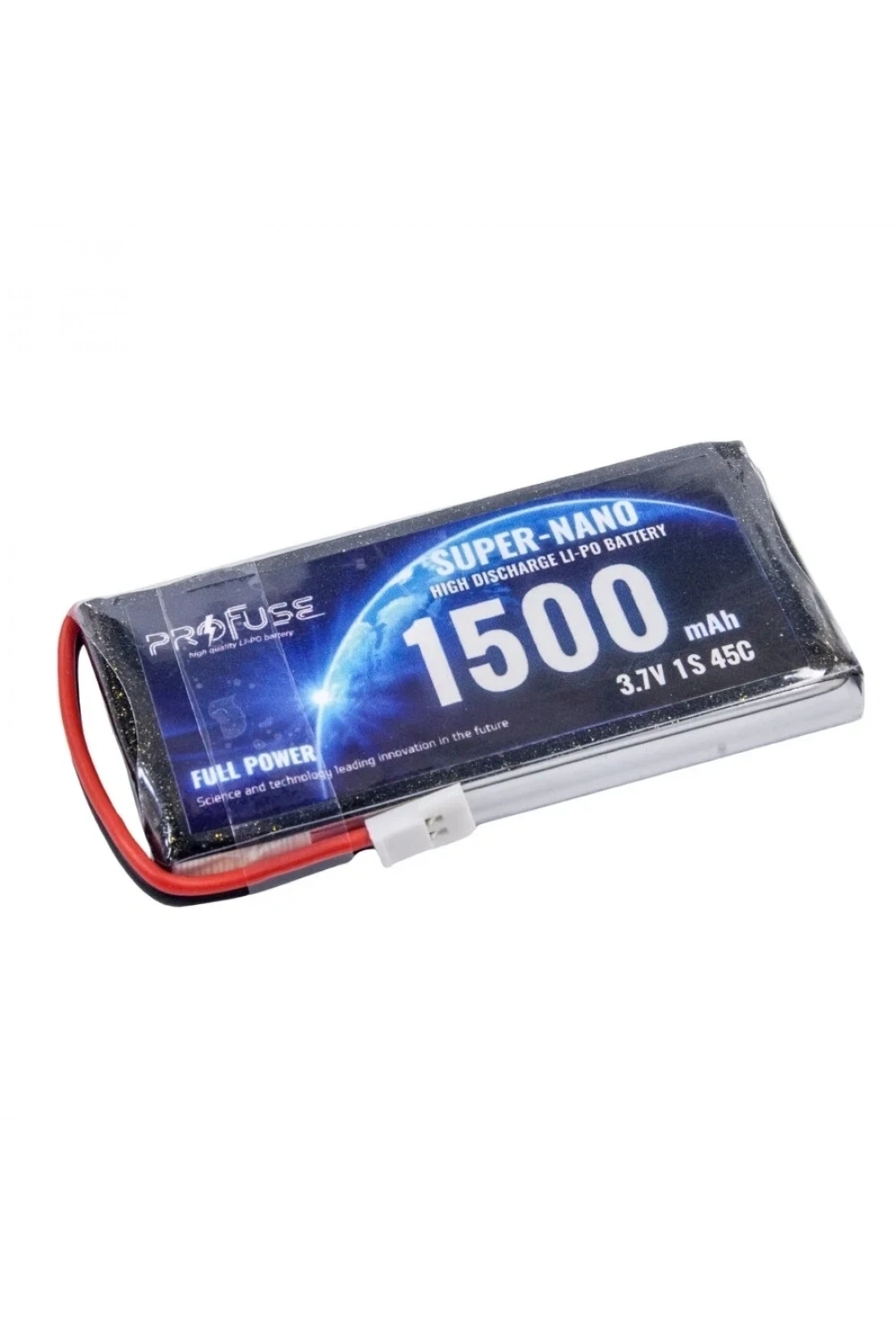 3.7V 1S 1500mAh 45C Lipo Batarya