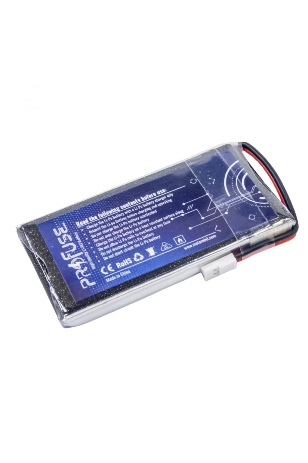 3.7V 1S 1500mAh 45C Lipo Batarya