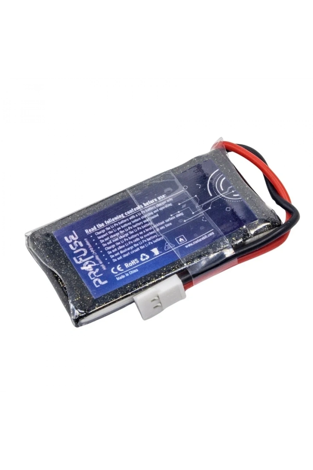 3.7V 1S 350mAh 40C Lipo Batarya