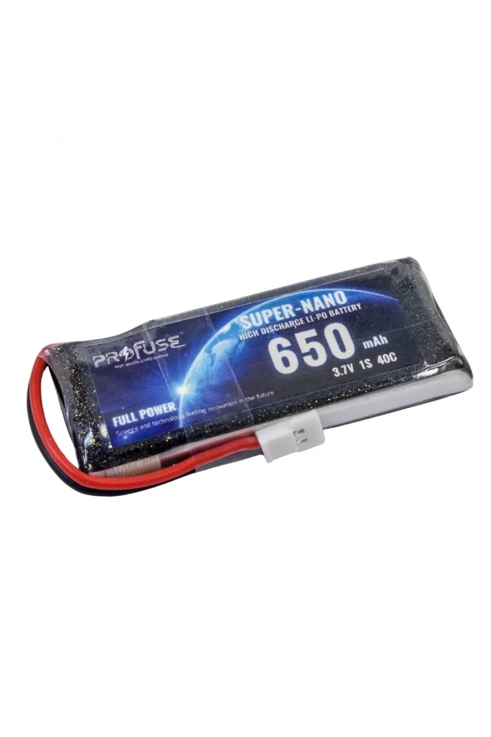 3.7V 1S 650mAh 40C Lipo Batarya