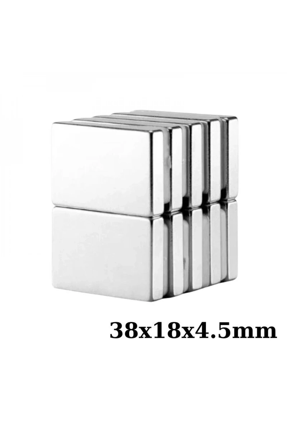 38x18x4.5mm Neodyum Güçlü Mıknatıs - Neodim Magnet