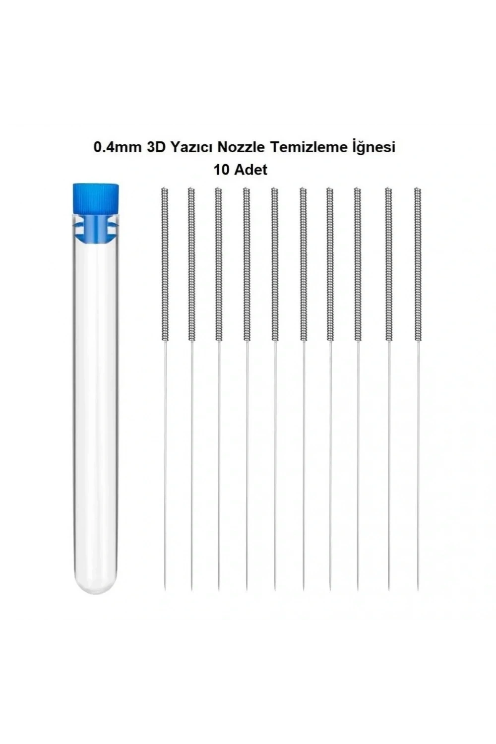 3D Yazıcı Nozzle Temizleme İğnesi 0.4mm 10 Adet