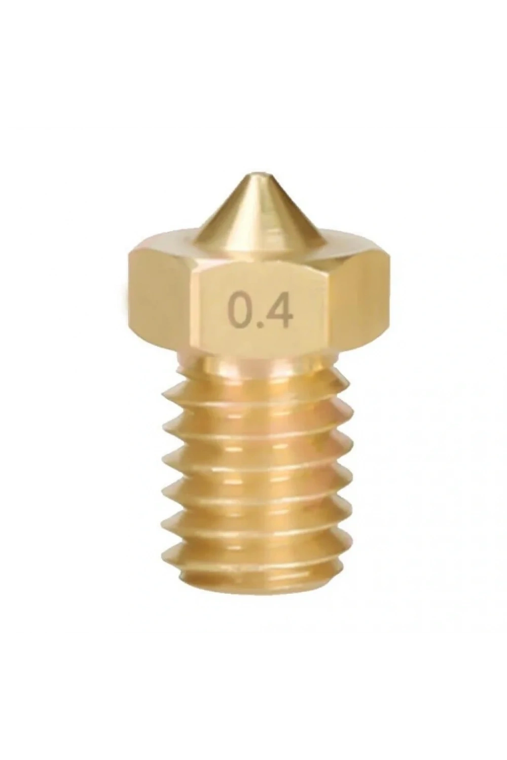3D Yazıcı-Printer M6 1.75mm / 0.4mm V5-V6 Pirinç Nozzle