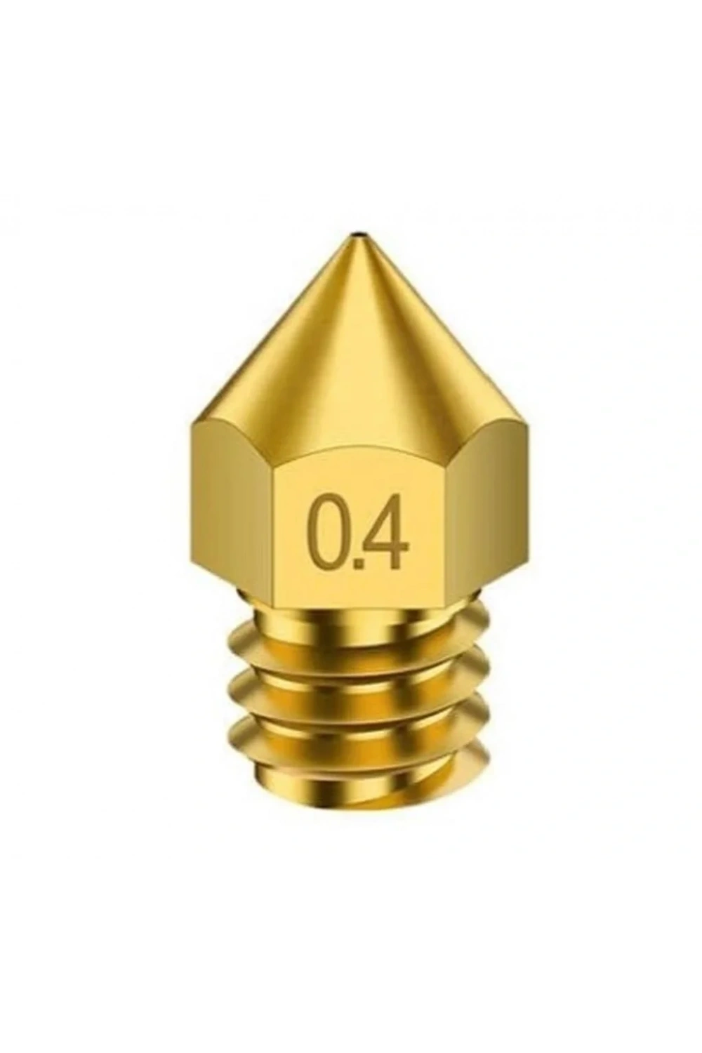 3D Yazıcı-Printer MK8 0.4mm Pirinç Nozzle