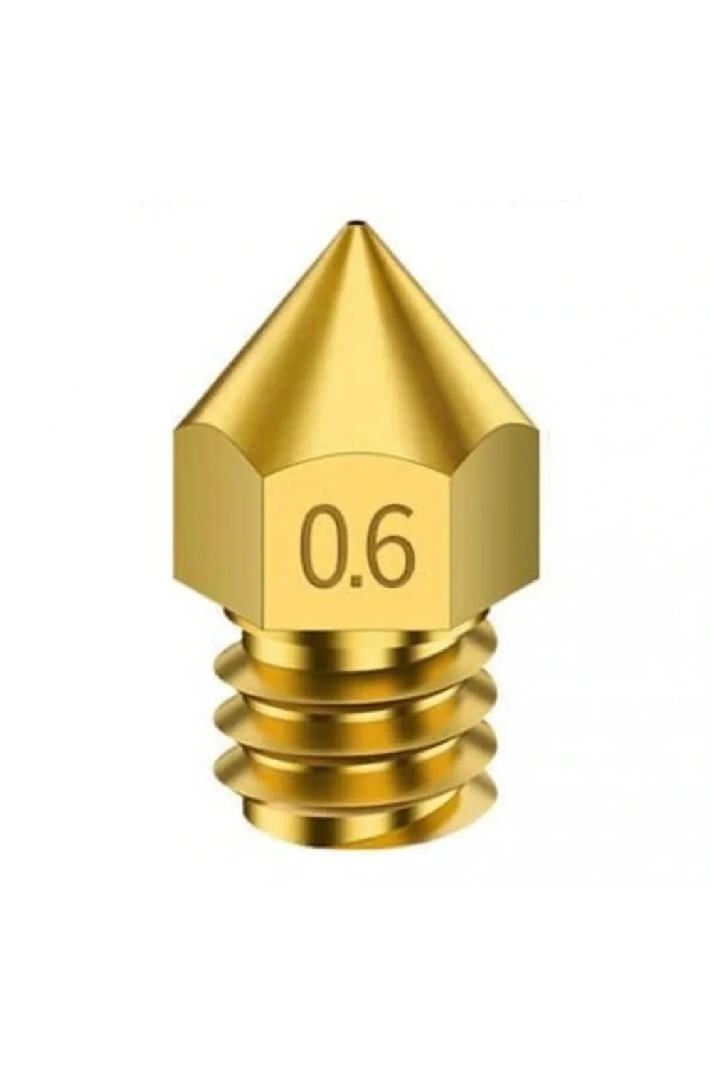 3D Yazıcı-Printer MK8 0.6mm Pirinç Nozzle