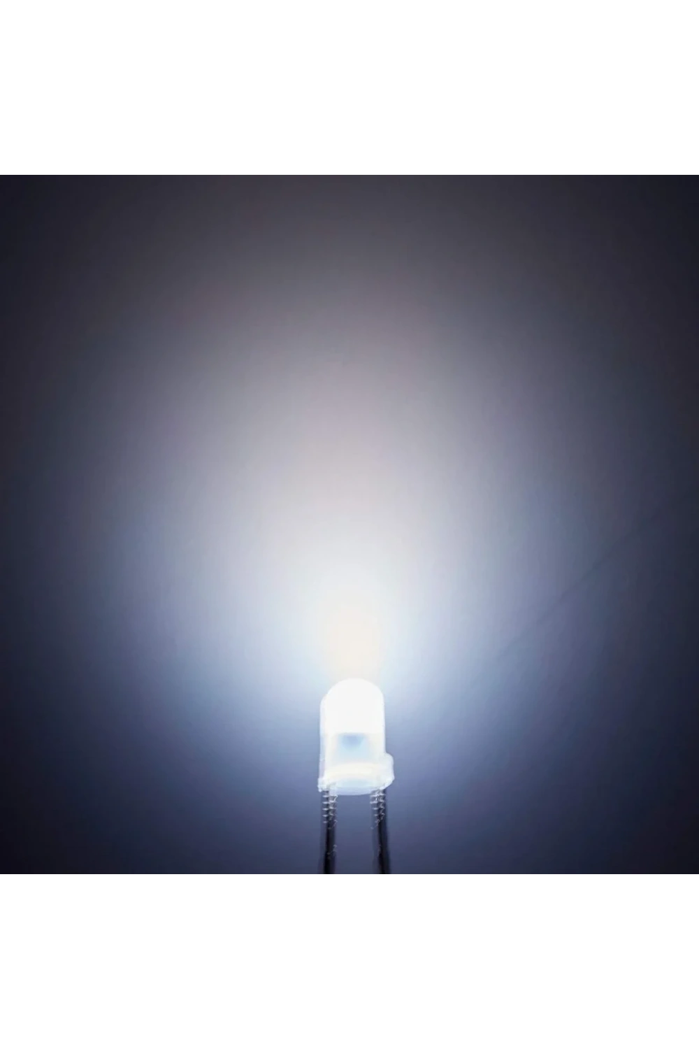 3mm Led Beyaz Diyot Diffused 1 Adet