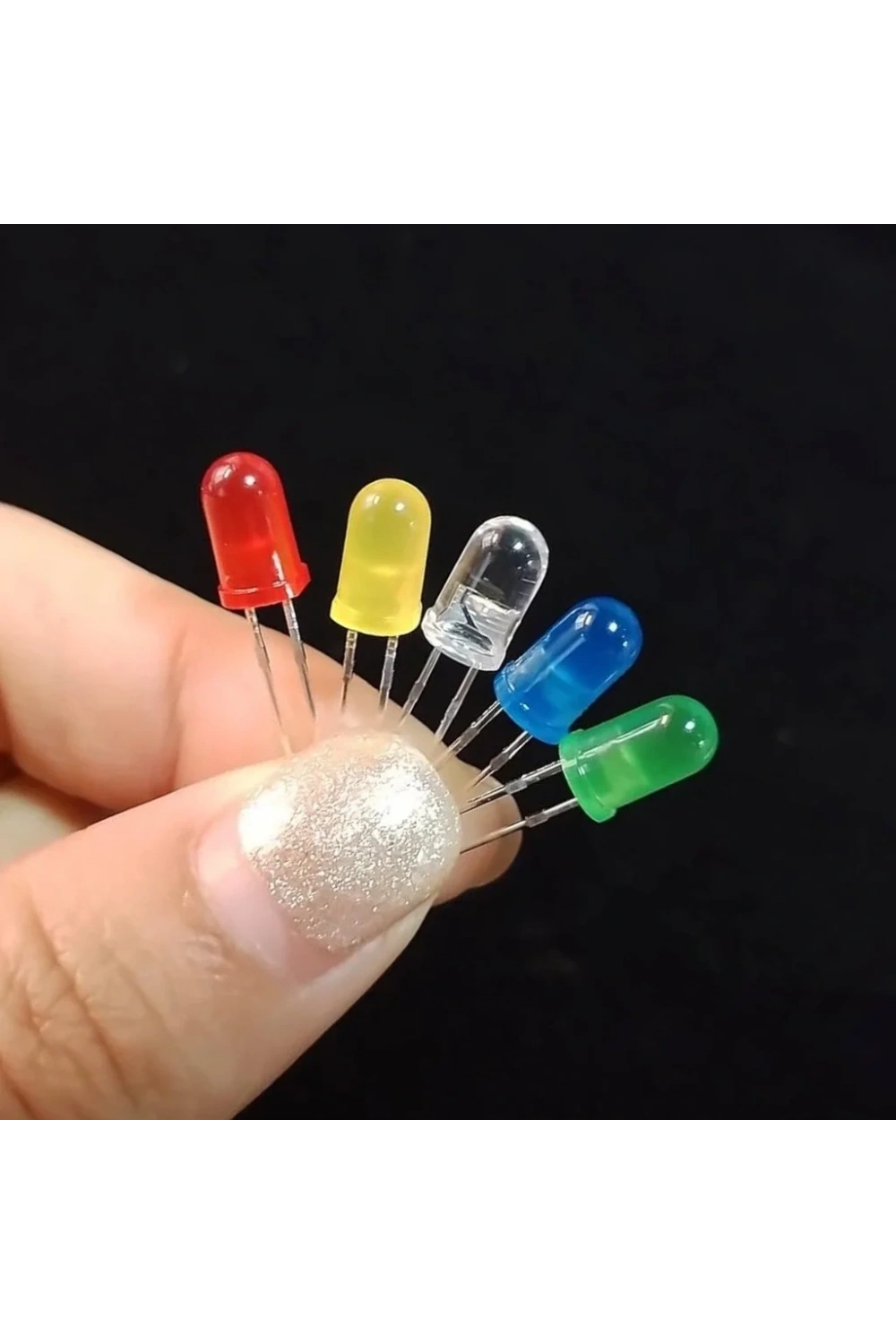 3mm Led Beyaz Diyot Diffused 1 Adet