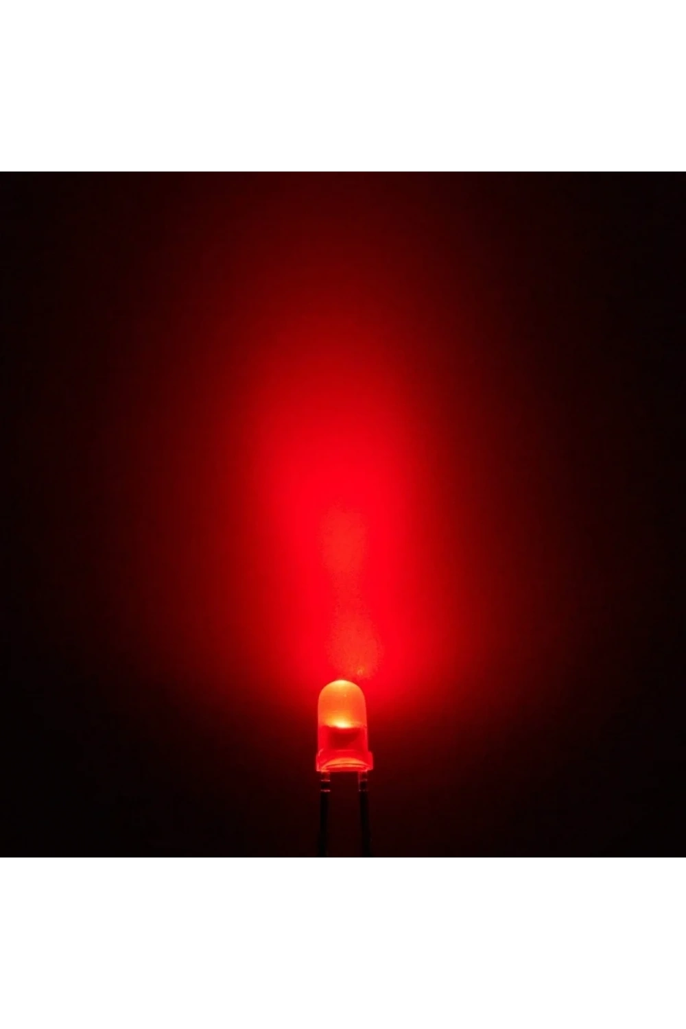 3mm Led Kırmızı Diyot Diffused 1 Adet
