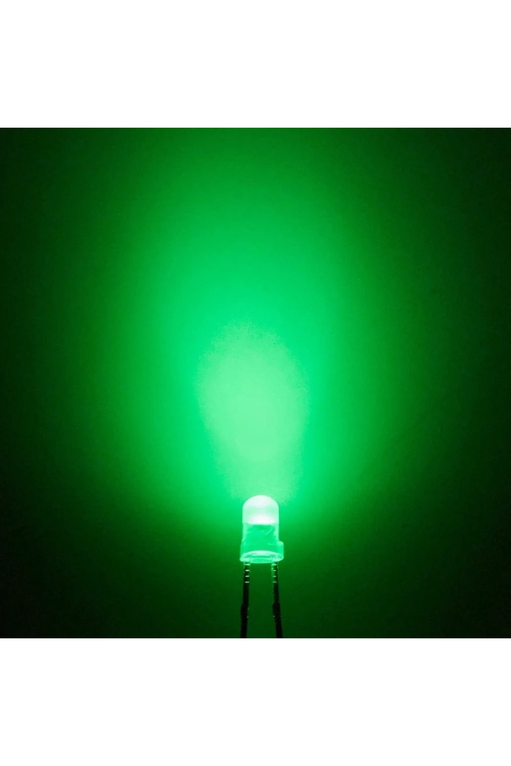 3mm Led Yeşil Diyot Diffused 1 Adet
