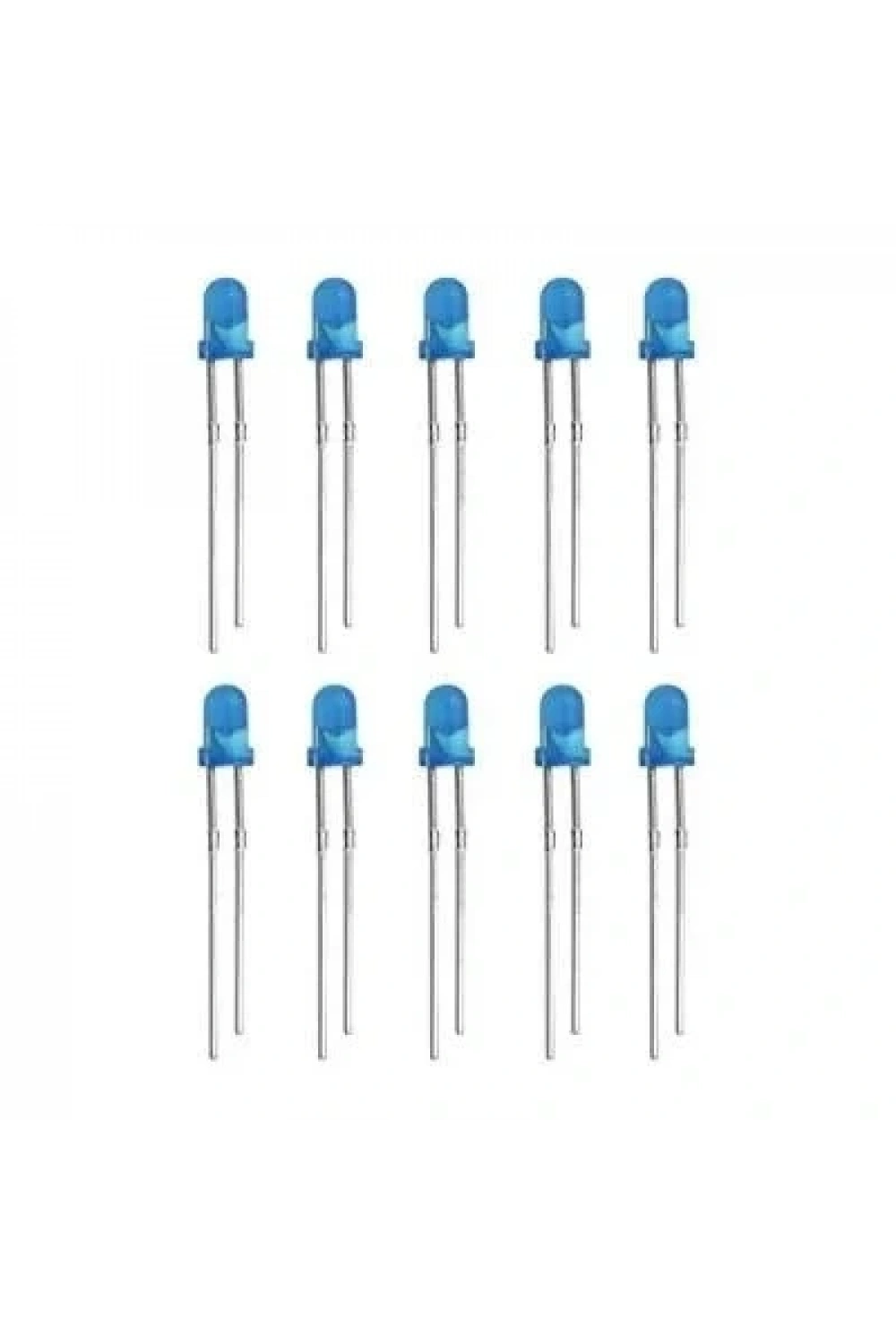 3mm Mavi Led Paketi - 10 Adet
