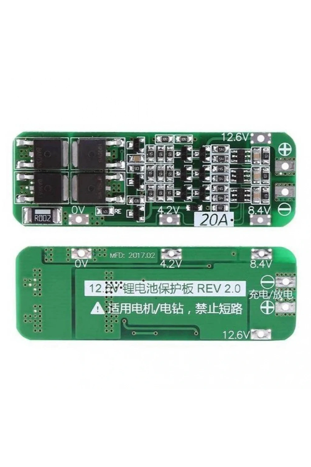3S 20A BMS LiPo Pil Balans Devresi Modülü