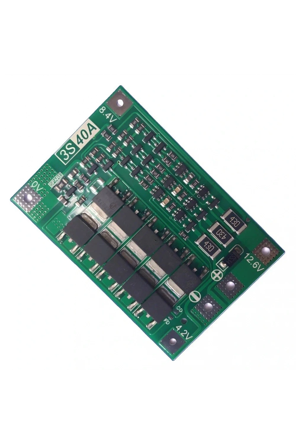 3S 40A BMS 12.6V 18650 Balanslı Pil Şarj Koruma Modülü