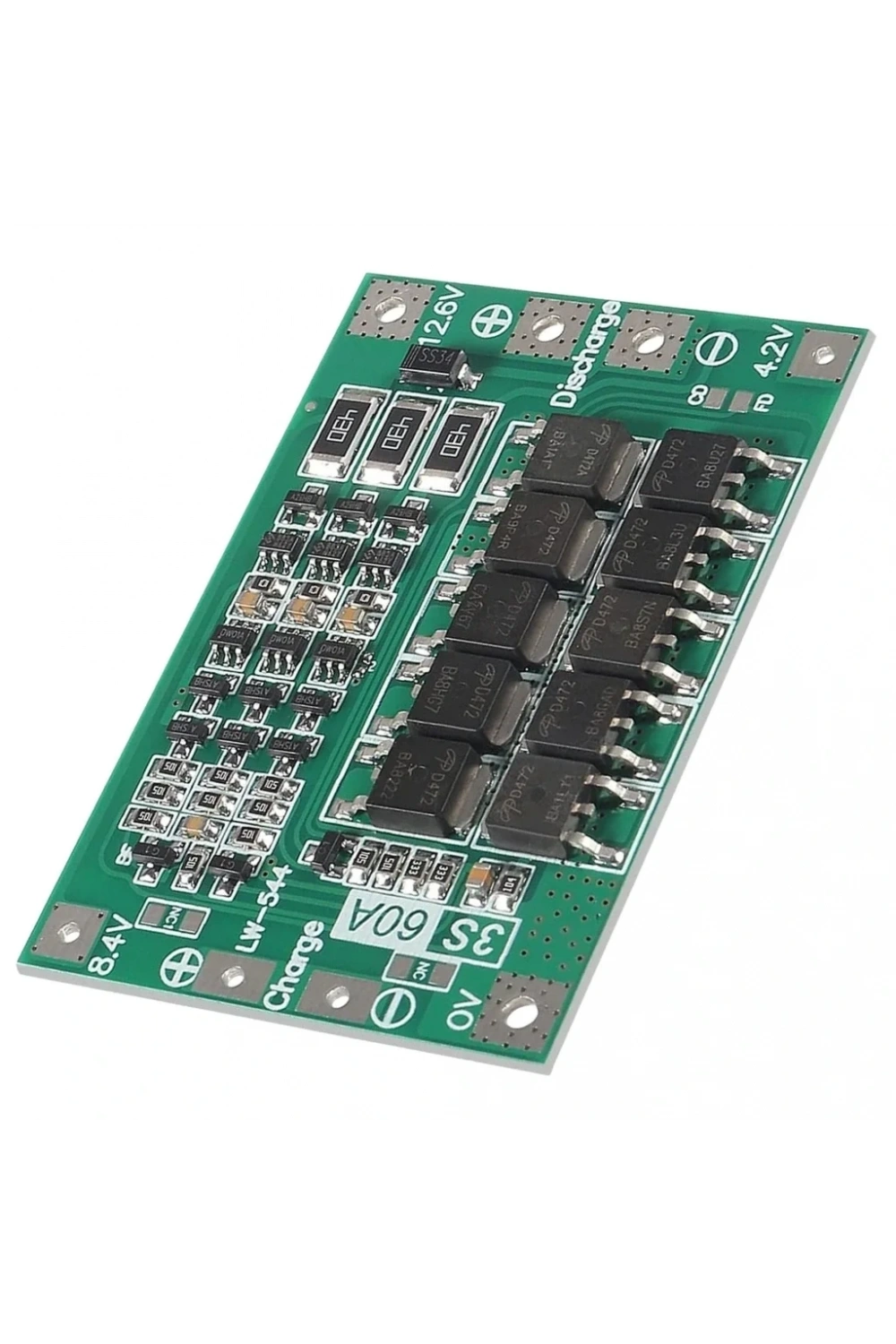 3S 60A BMS 12.6V 18650 Lityum Pil Şarj Koruma Devresi
