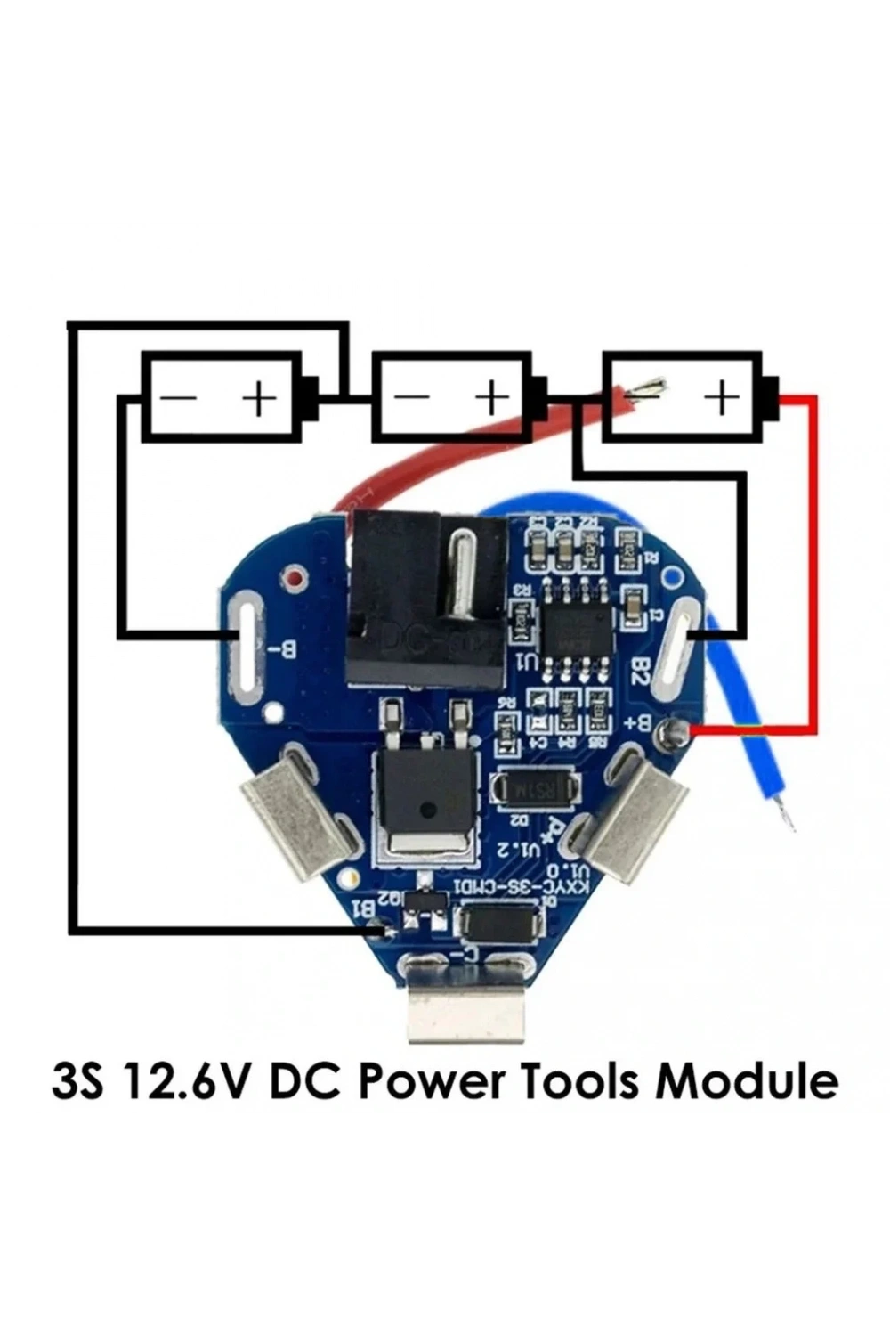 3S 6A BMS 12.6V 18650 Li-Ion Pil Şarj Koruma Modül