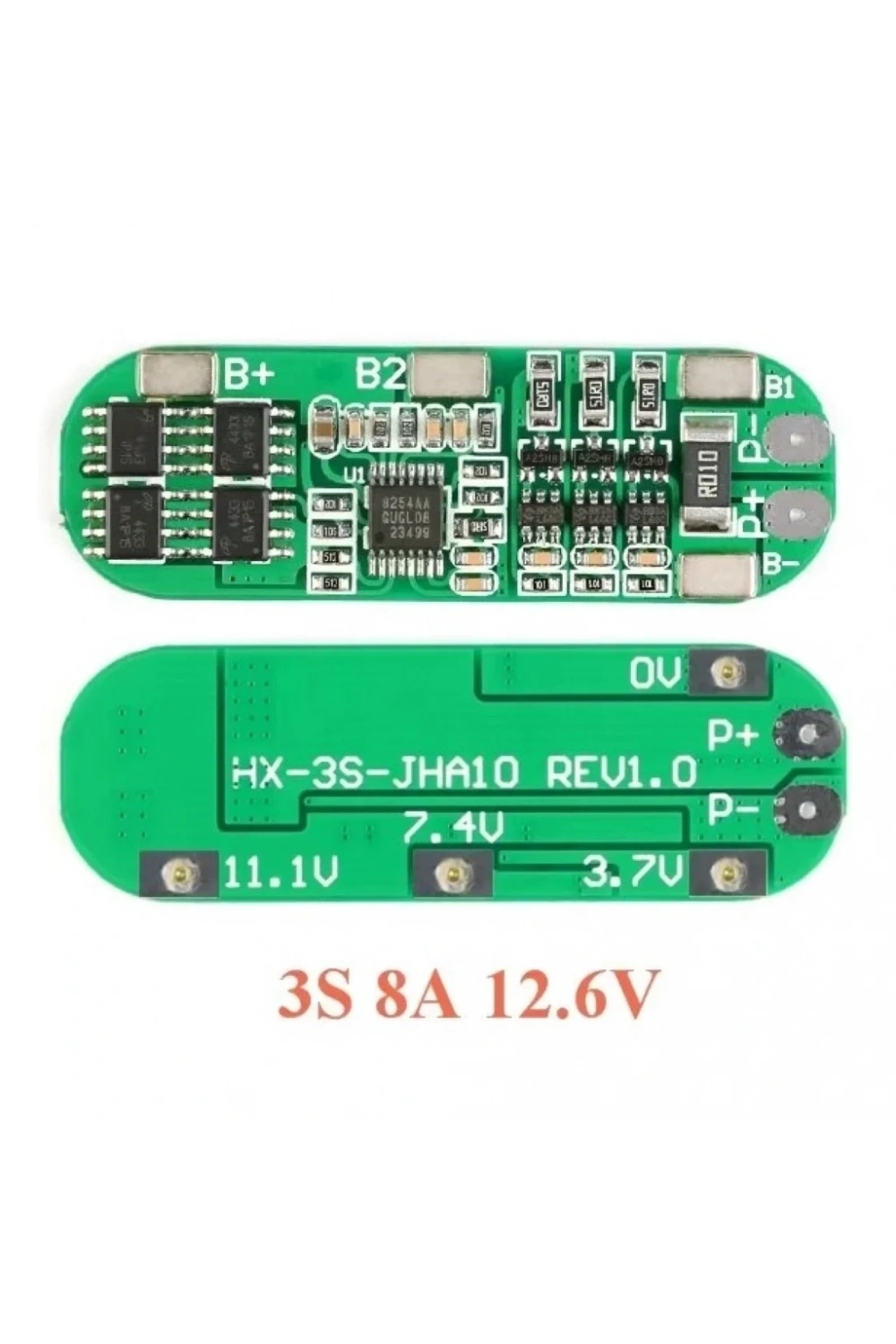 3S 8A BMS 12.6V 18650 Lityum Pil Şarj Koruma Devresi