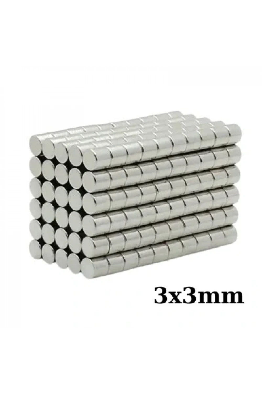 3x3mm Neodyum Güçlü Mıknatıs - Neodim Magnet