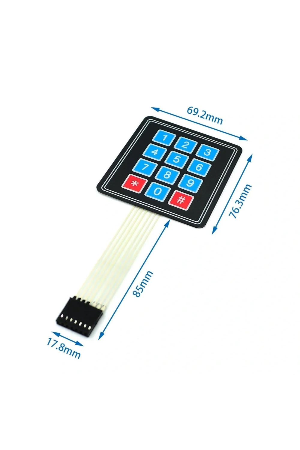 3x4 Membran Tus Takımı - Arduino Keypad