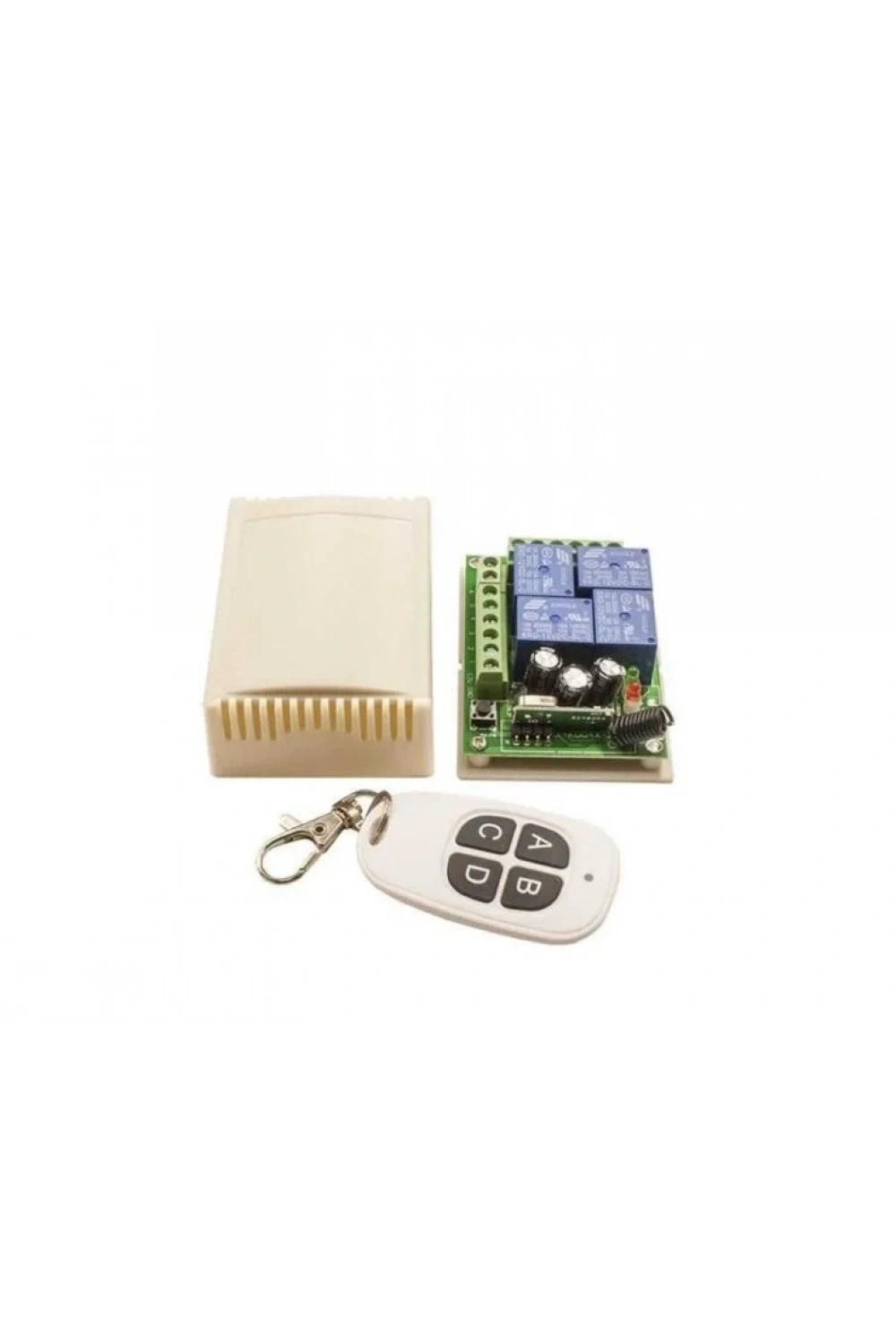 4 Kanal 12V RF Uzaktan Kumanda Alıcı Verici Modül Seti