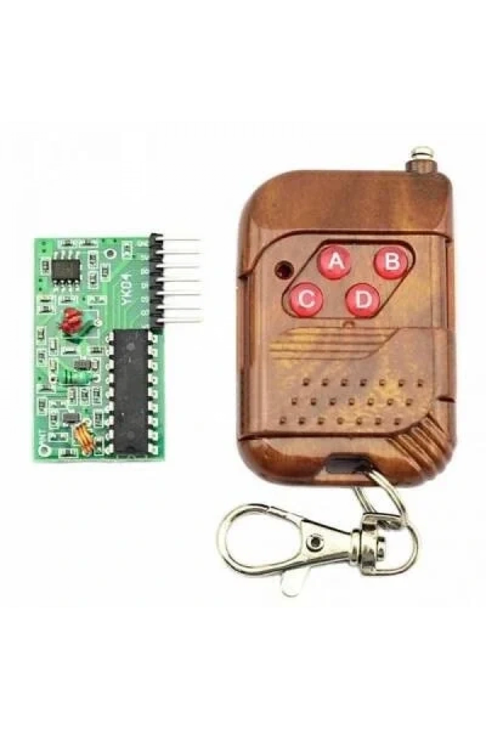 4 Kanallı Uzaktan Kumandalı RF Modülü Alıcı Verici