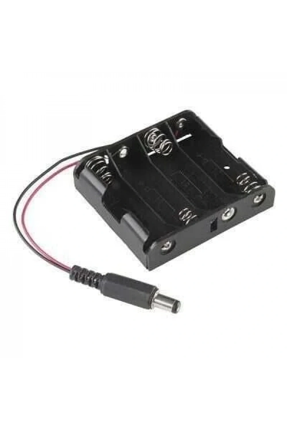 4lü AA Pil Yuvası - Barrel Jack Çıkışlı