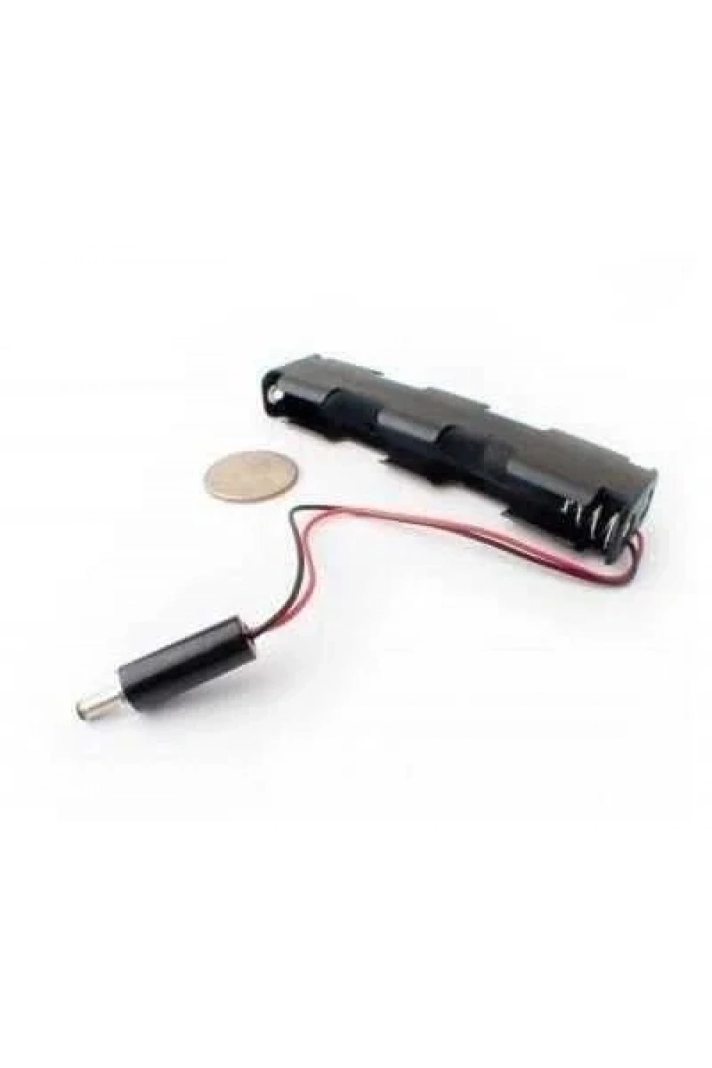 4lü AA Pil Yuvası - Çift Taraflı ve Jack Çıkışlı