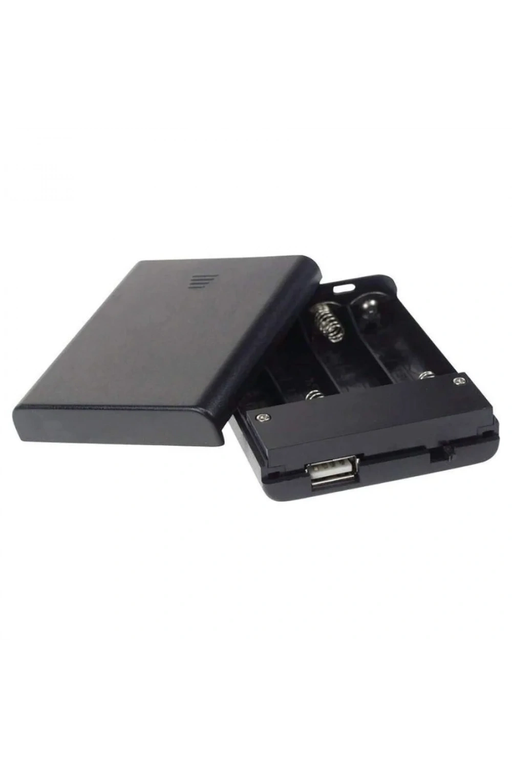 4lü AA Pil Yuvası - USB Çıkışlı