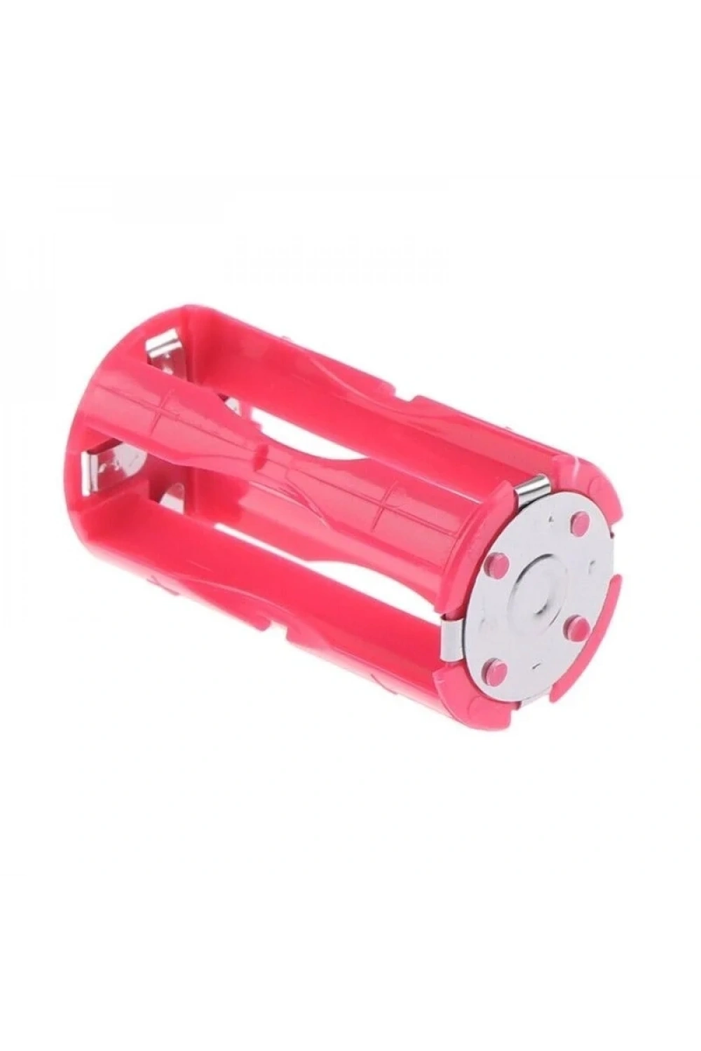 4lü AAA Pil Yuvası - 1.5V Paralel C-Tip Pil Dönüştürücü Pembe