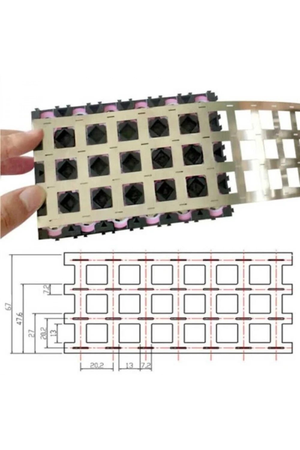 4lü Nikel Şerit Lehim 4P Punta Teli 67.6x0.15mm - 1 Metre