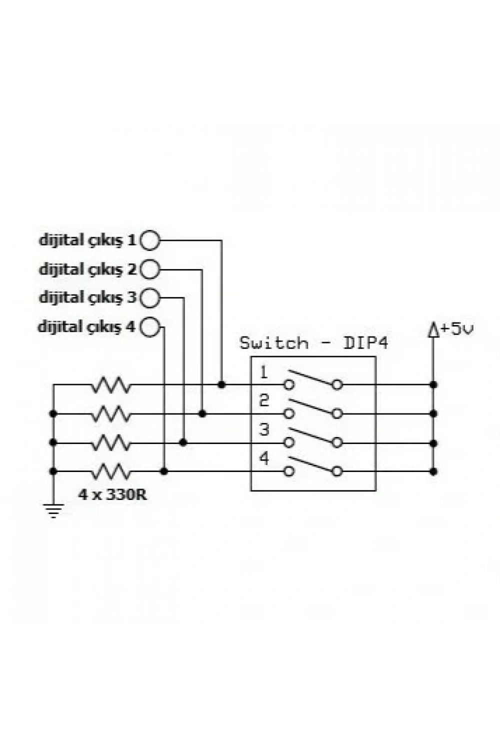 4 Pin Dip Switch