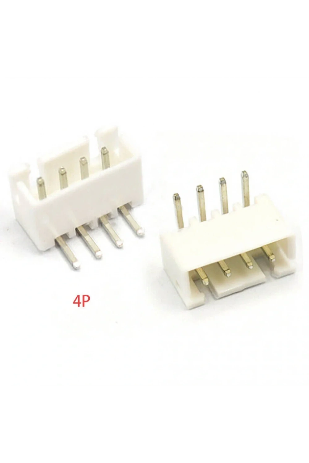 4 Pin JST-XH 2.54 Tunik Konnektör Erkek Eğik 90°