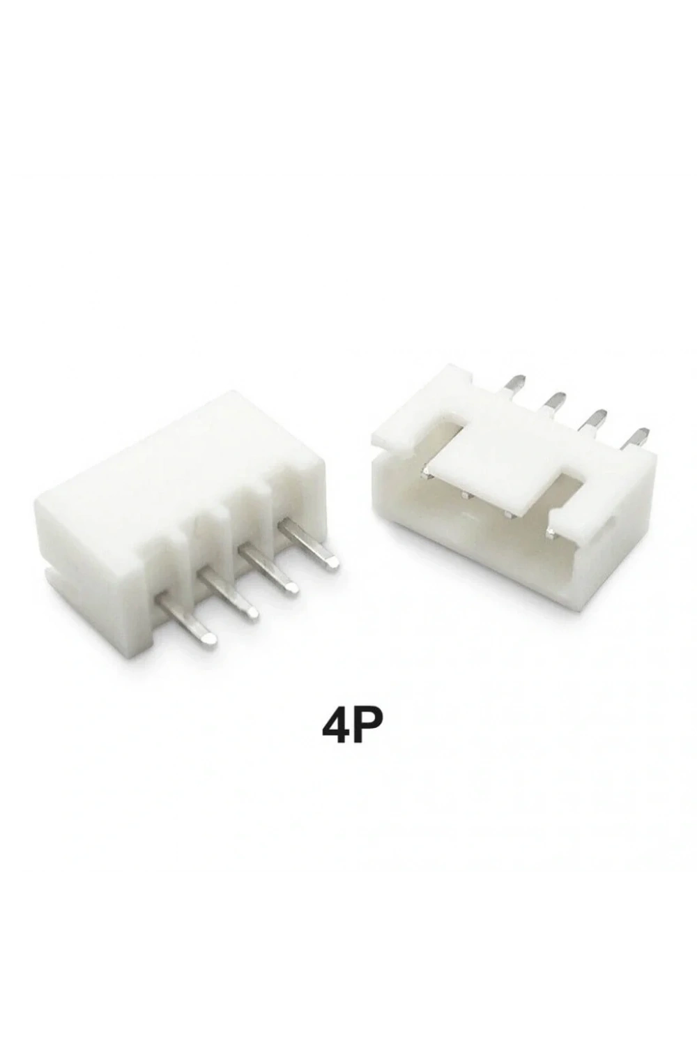 4 Pin JST-XHB 2.54 Düz Tunik Konnektör Erkek