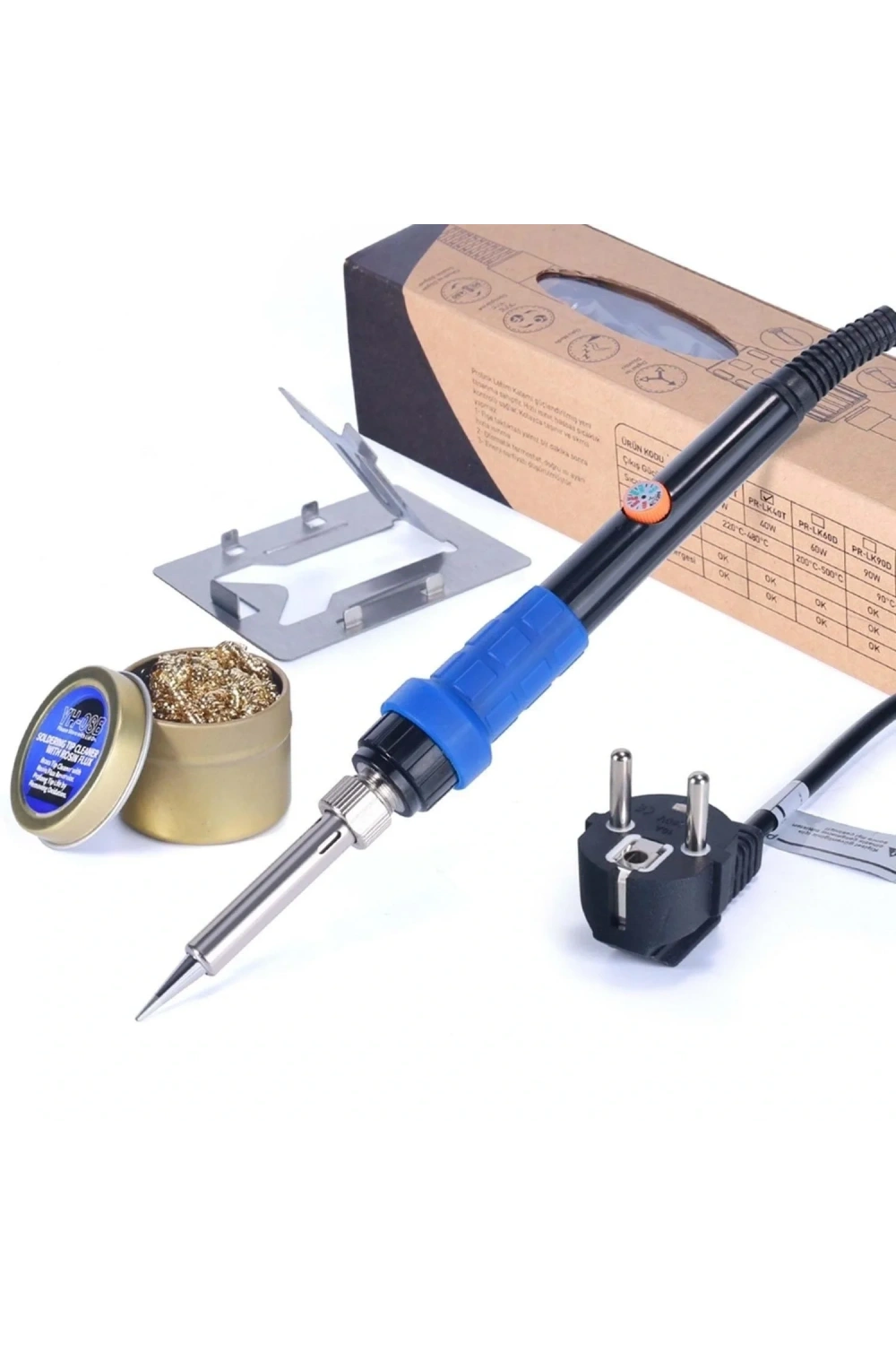 40 Watt Isı Ayarlı Havya Seti (Kalem Havya - Stand)