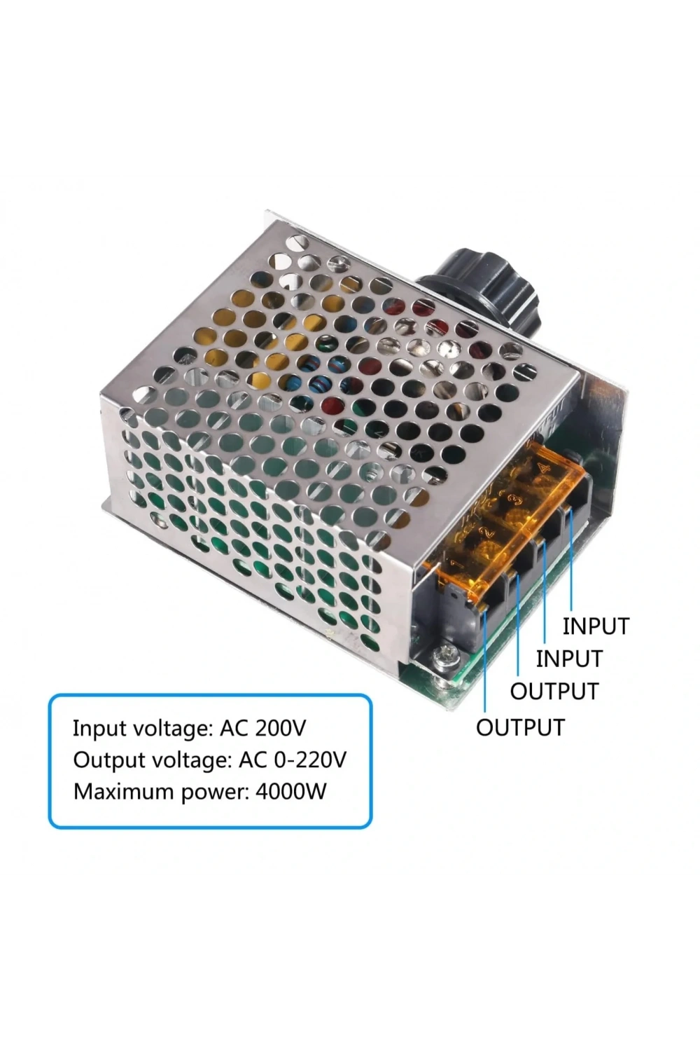 4000W Dimmer Voltaj Regülatörü Motor Hız Devresi