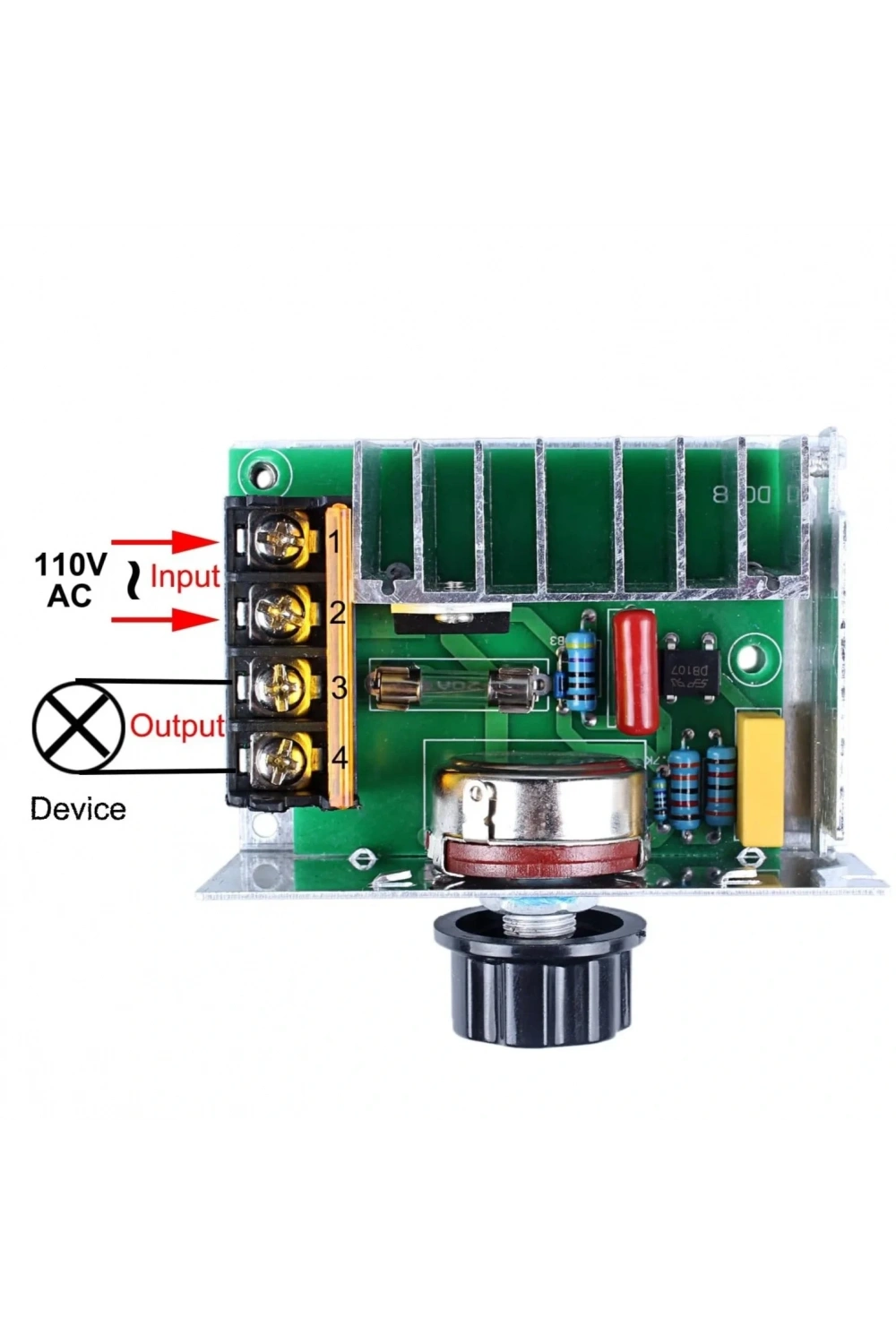 4000W Dimmer Voltaj Regülatörü Motor Hız Devresi