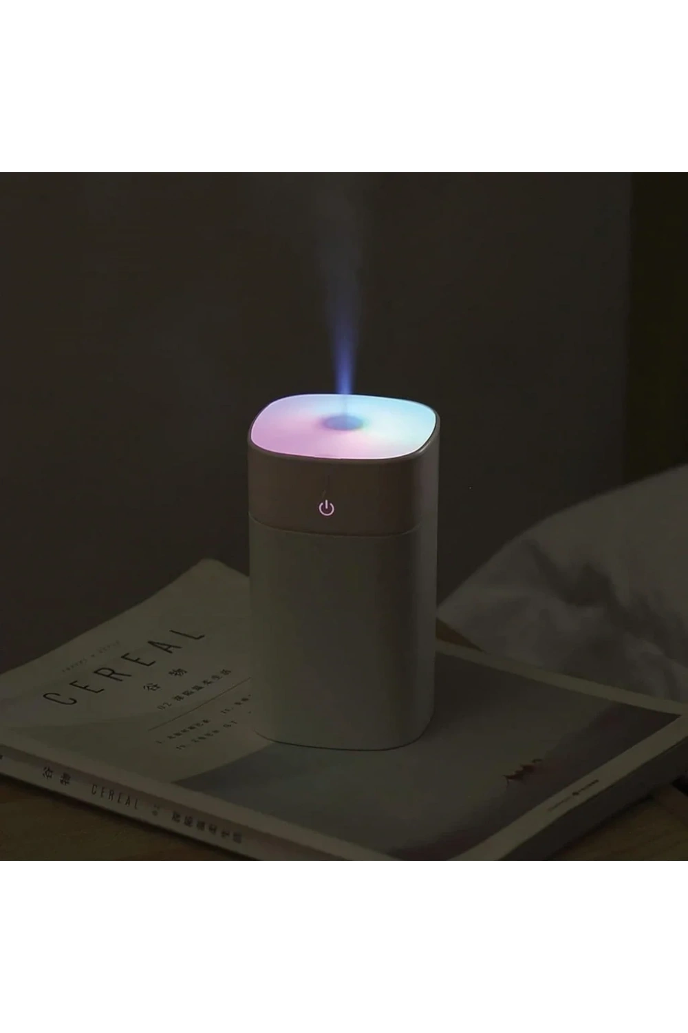 400ml Ultrasonik Hava Nemlendirici Buhar Yapıcı Difüzör Humidifier Gri