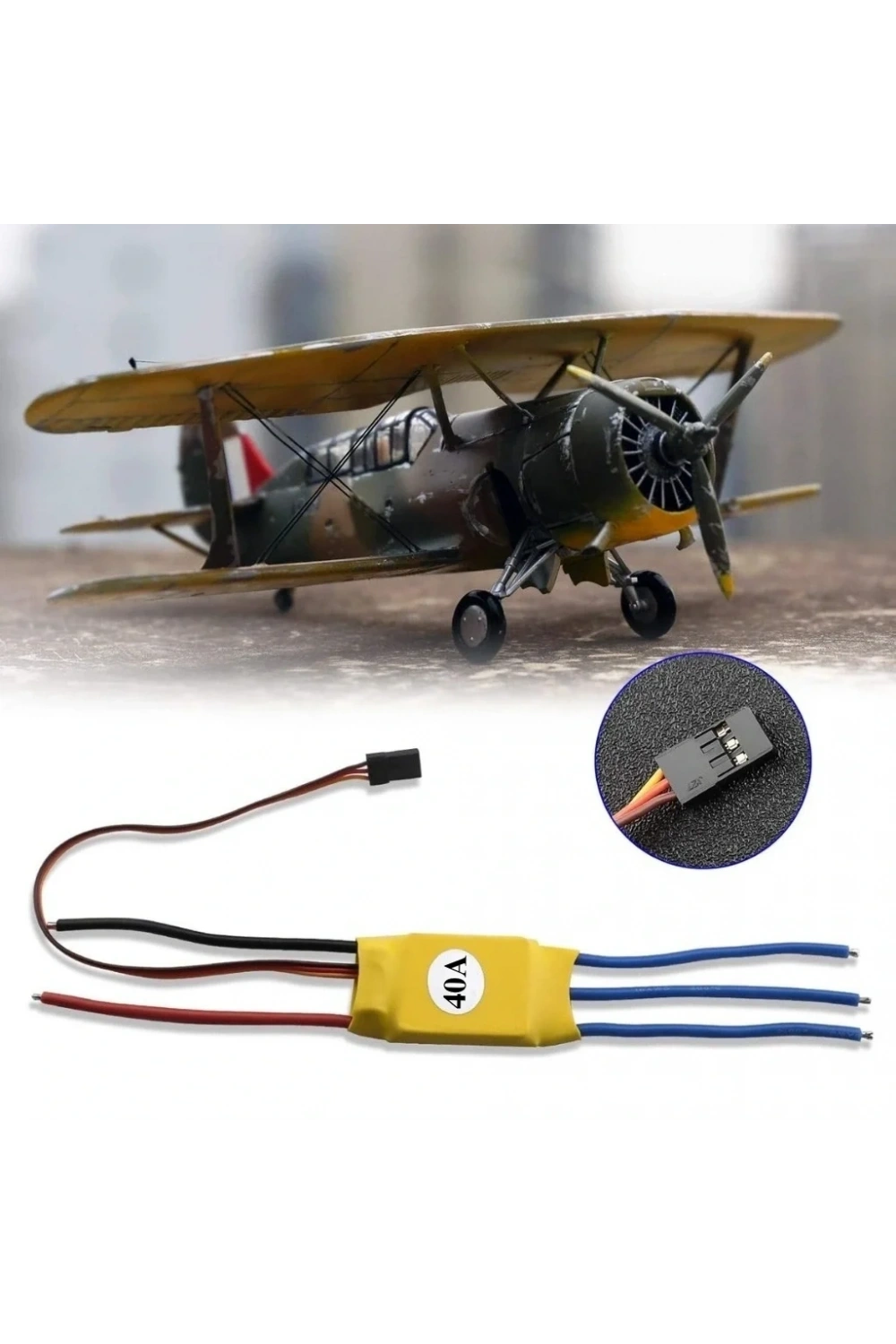40A ESC Fırçasız Motor Sürücü