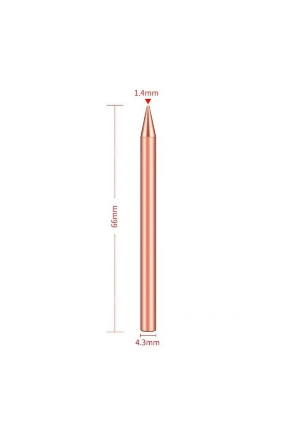 40W B Tip Havya Ucu - Bakır