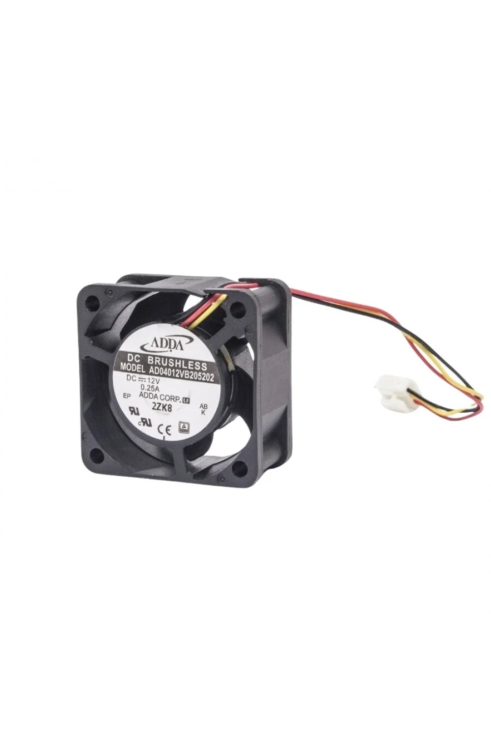 40x40x20mm 12V 0.25A Fan 3 Kablolu