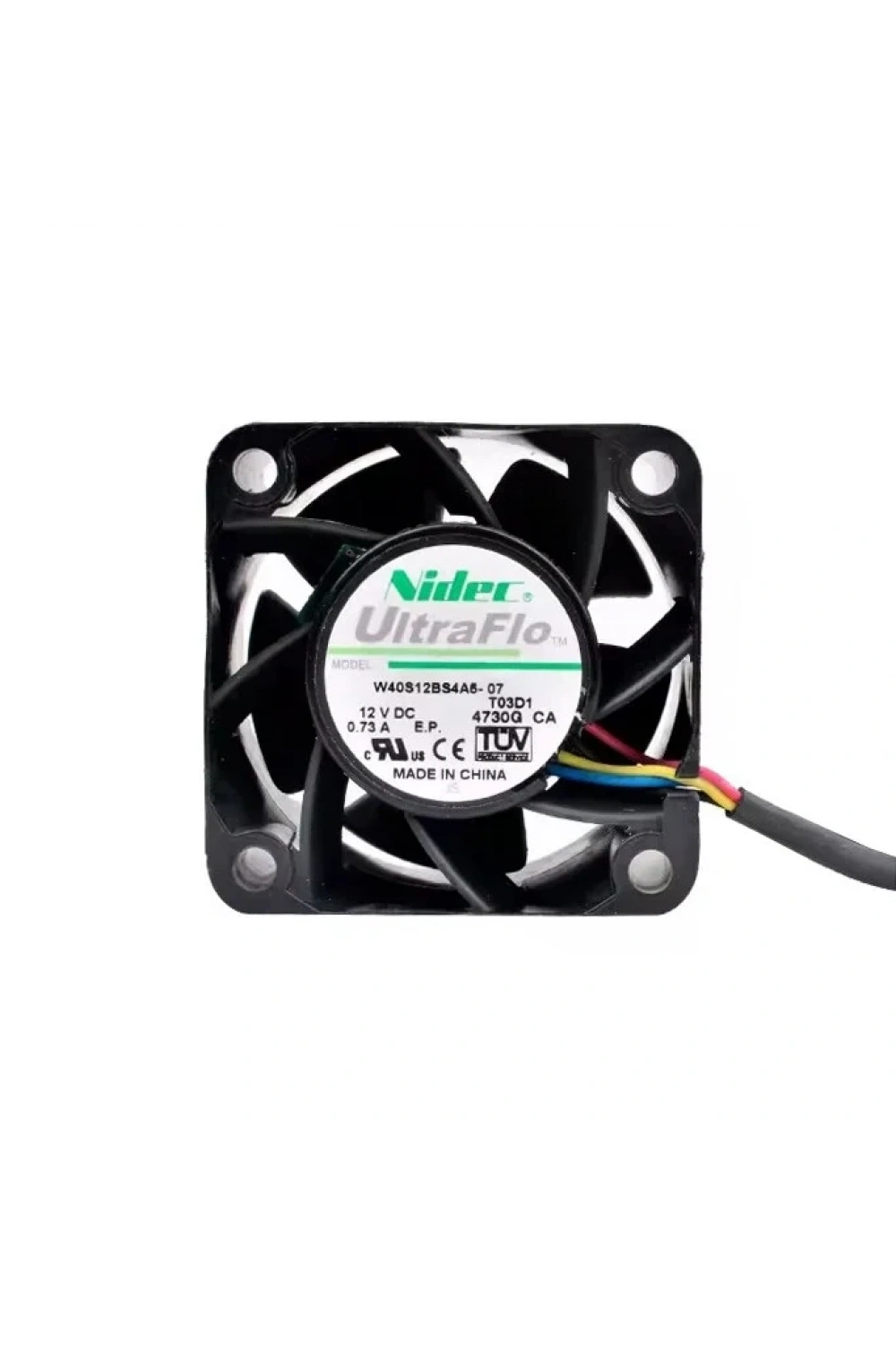 40x40x28mm 12V 0.73A Fan 4 Kablolu