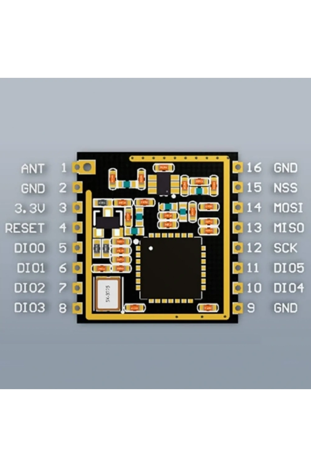 433MHz 10km Menzilli Ra-01 LoRa Modülü SX1278