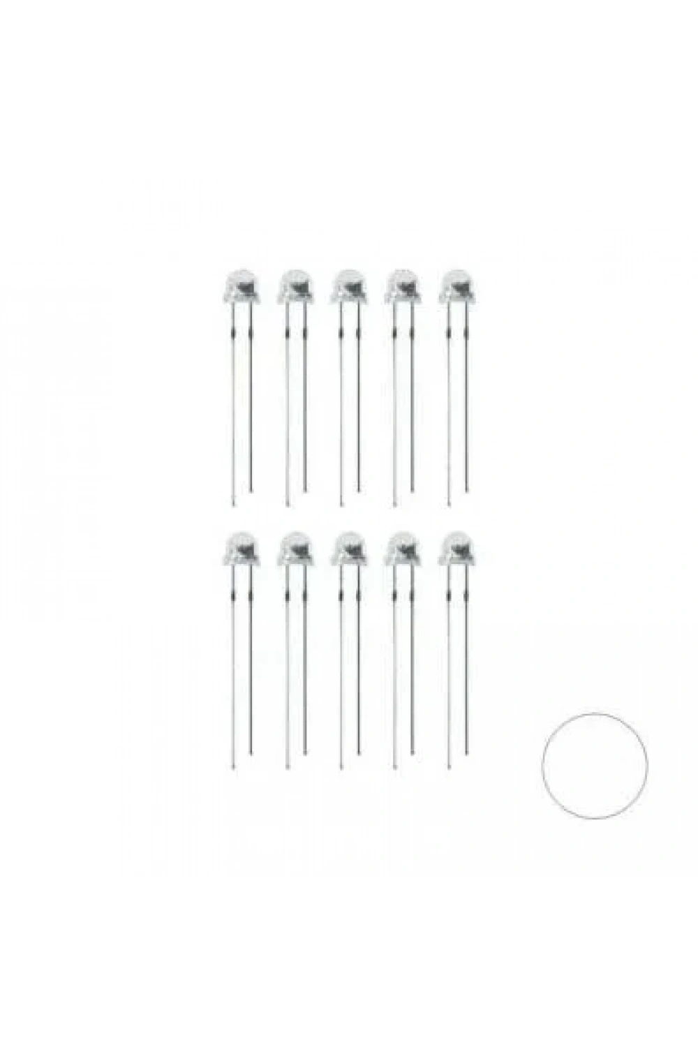 4.8mm Gün Işığı Mantar Led Paketi - 10 Adet