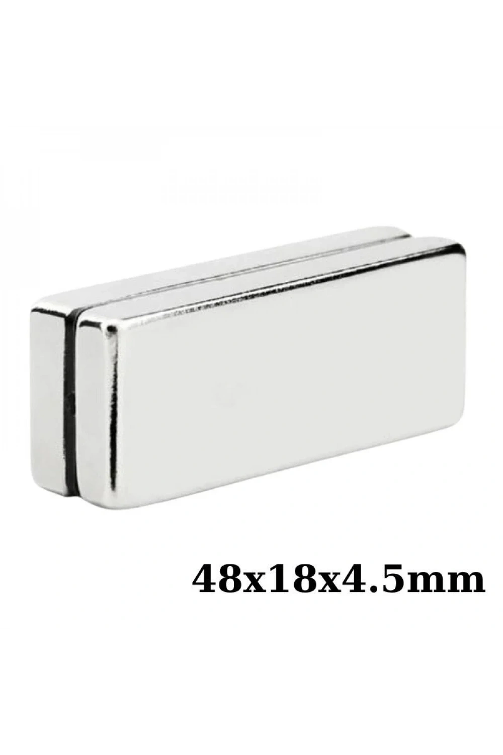 48x18x4.5mm Neodyum Güçlü Mıknatıs - Neodim Magnet