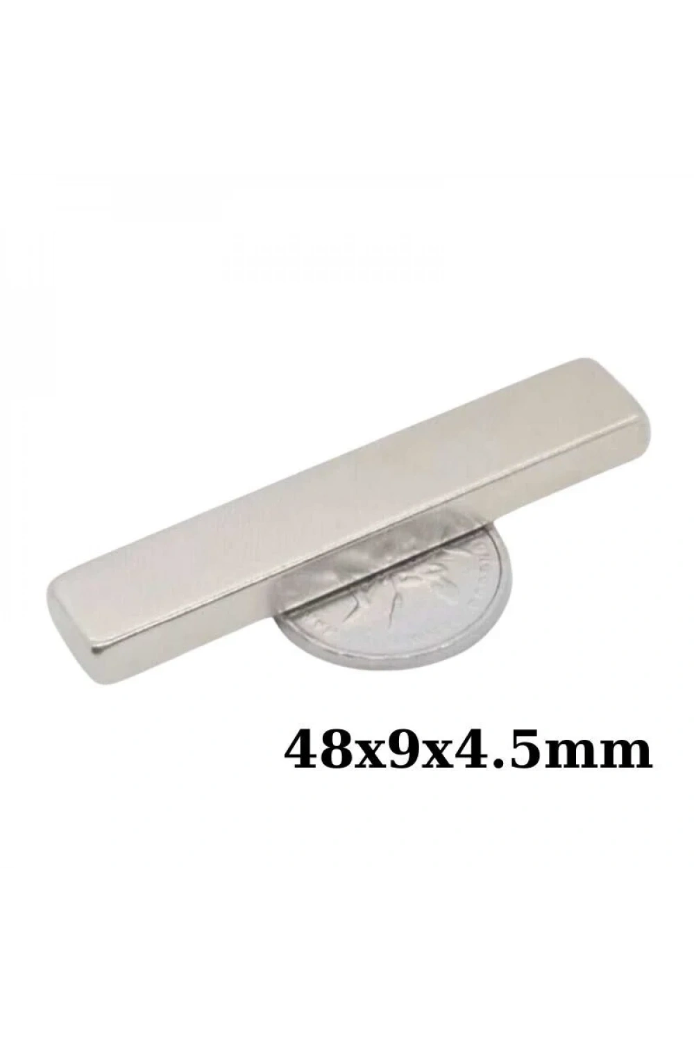 48X9x4.5mm Neodyum Güçlü Mıknatıs - Neodim Magnet