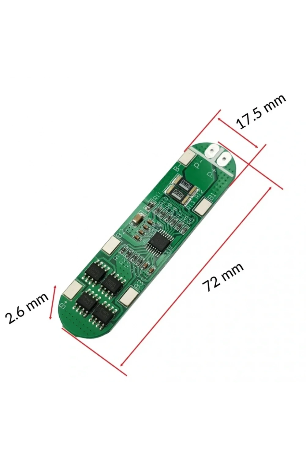 4S 12A BMS 14.8V 18650 Lityum Pil Şarj Koruma Devresi