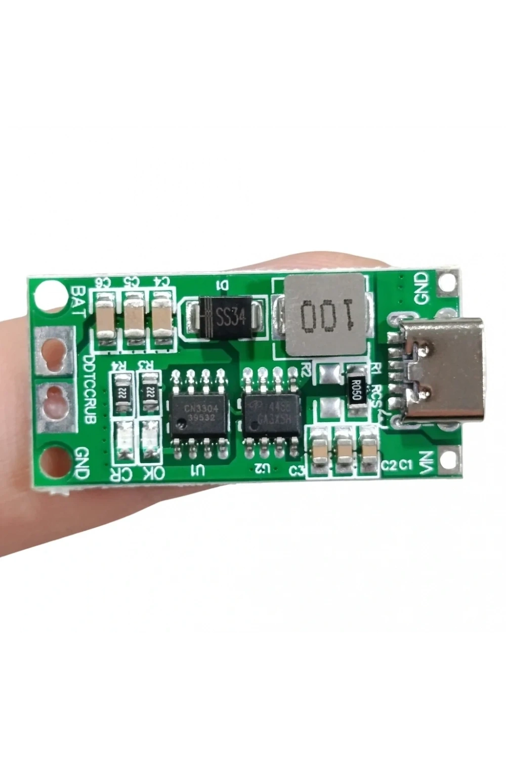 4S 2A Type-C Şarj Modülü Çok Hücreli 18650 Lityum Pil Şarj Devresi 16.8V
