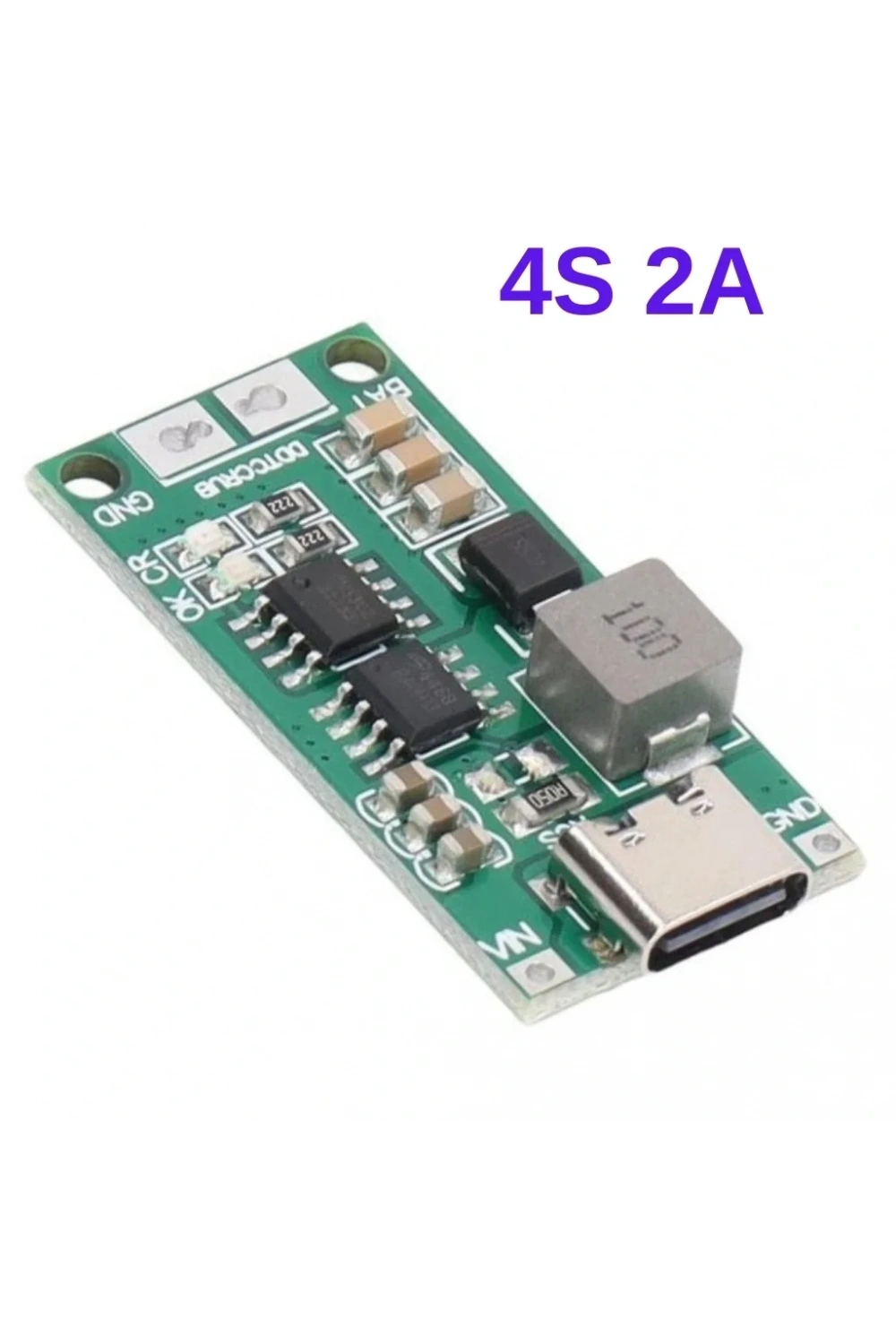 4S 2A Type-C Şarj Modülü Çok Hücreli 18650 Lityum Pil Şarj Devresi 16.8V